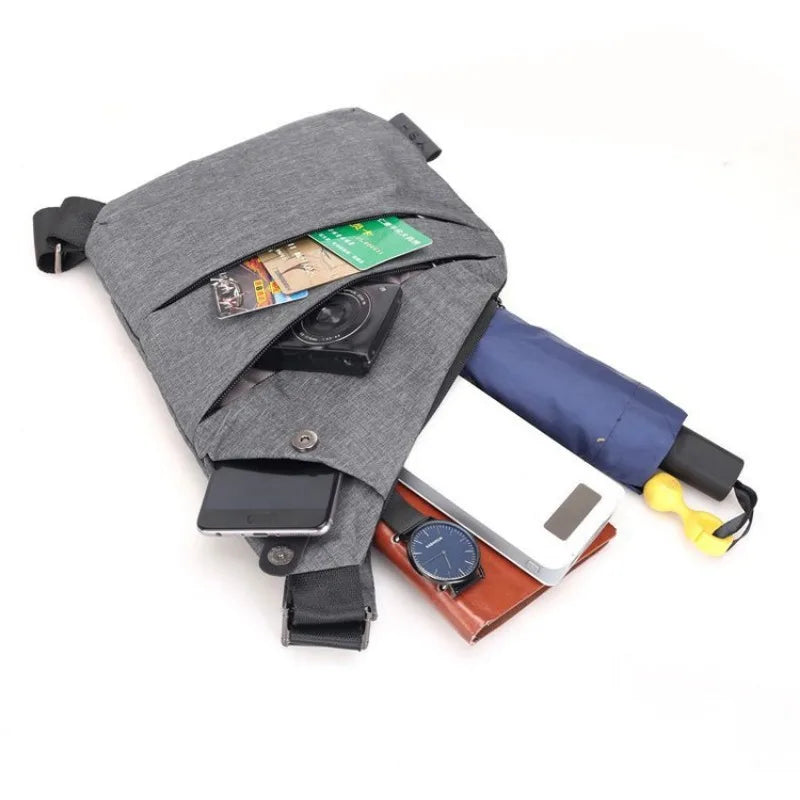 Bolsa Shoulder Bag Masculina Transversal Compacta - EclipseRoyale