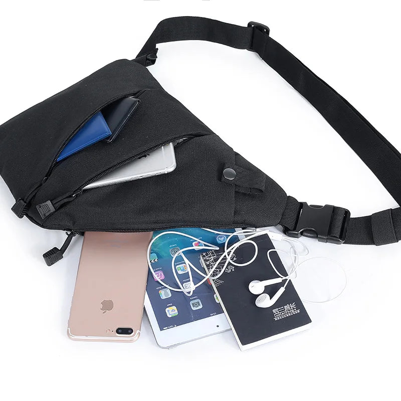 Bolsa Shoulder Bag Masculina Transversal Compacta - EclipseRoyale