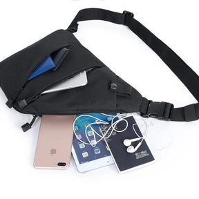 Bolsa Shoulder Bag Masculina Transversal Compacta - EclipseRoyale