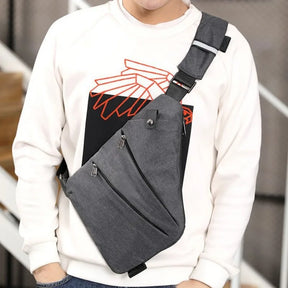 Bolsa Shoulder Bag Masculina Transversal Compacta - EclipseRoyale