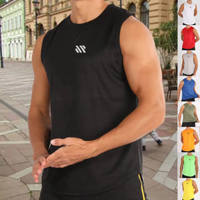 Regata Esportiva Masculina com Tecido Respirável e Secagem Rápida – Active