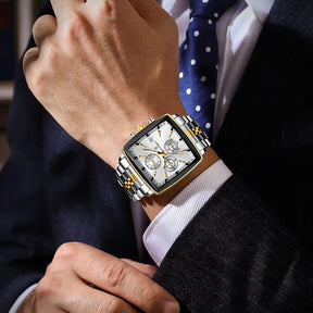 Relógio Masculino de Luxo com Acabamento Premium e Resistência à Água – Majesty
