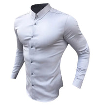Camisa Social Masculina Slim Fit com Tecido Antivincos – Class