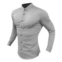 Camisa Social Masculina Slim Fit com Tecido Antivincos – Class